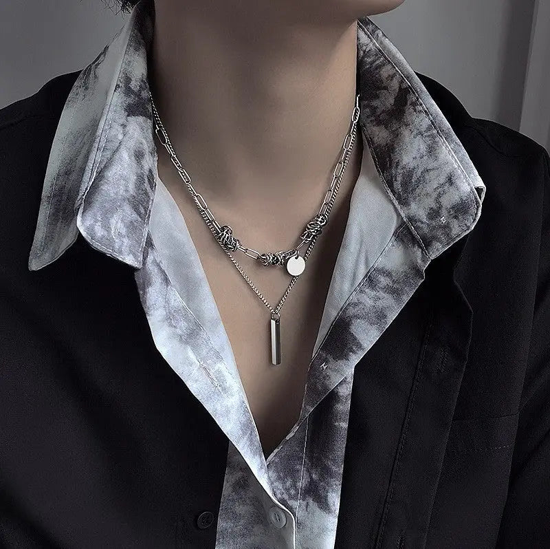 Kinetic Layered Chain Necklace | Salty