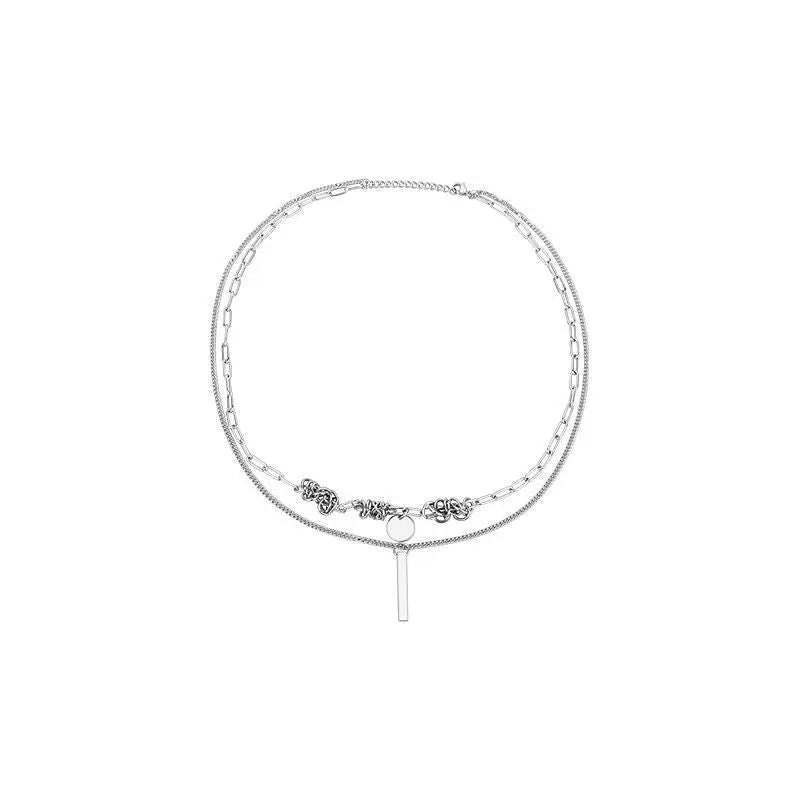 Kinetic Layered Chain Necklace | Salty