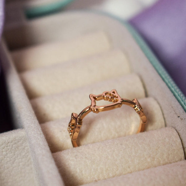 Kitty Cat Golden Band