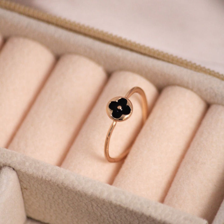 Korean Style Black Golden Band