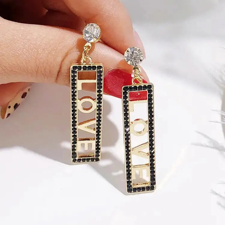 L.O.V.E Drop Earrings