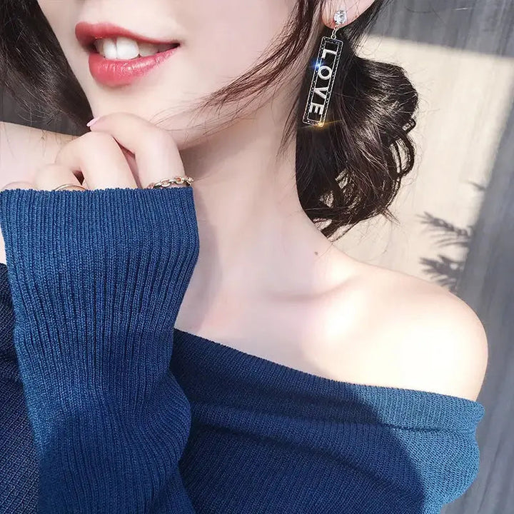 L.O.V.E Drop Earrings