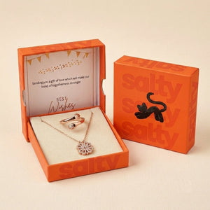 Radiant Rose-Gold Love Box for Her