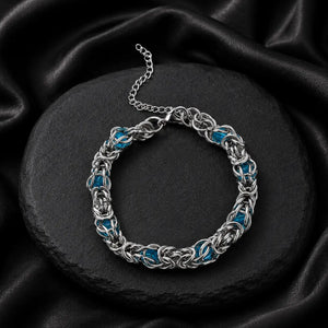 Lantern Weave Bracelet - Blue | Salty