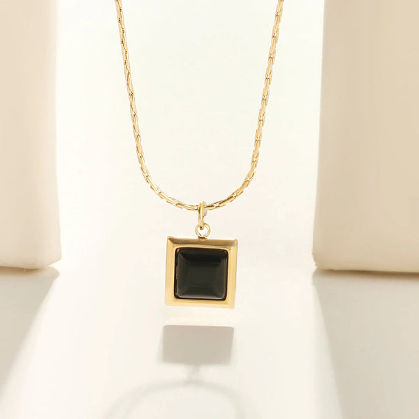 Lapis Diamond Necklace