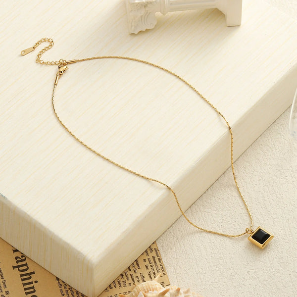 Lapis Diamond Necklace