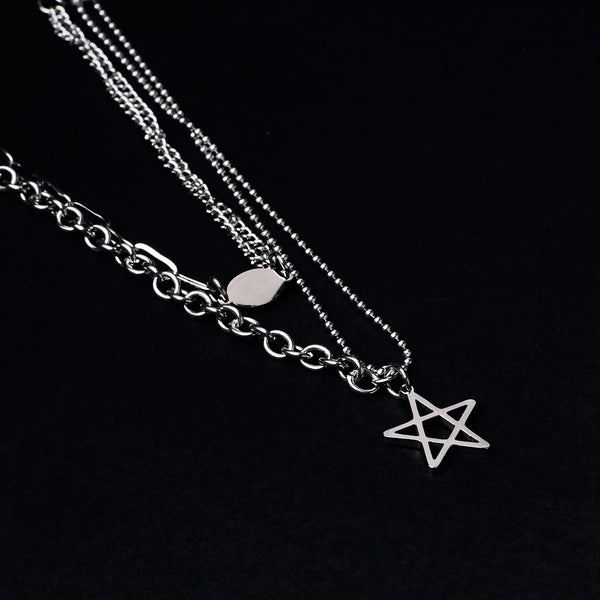 Layered Starry Skyline Chain