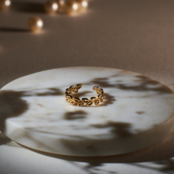 Leaf Whisper Ring