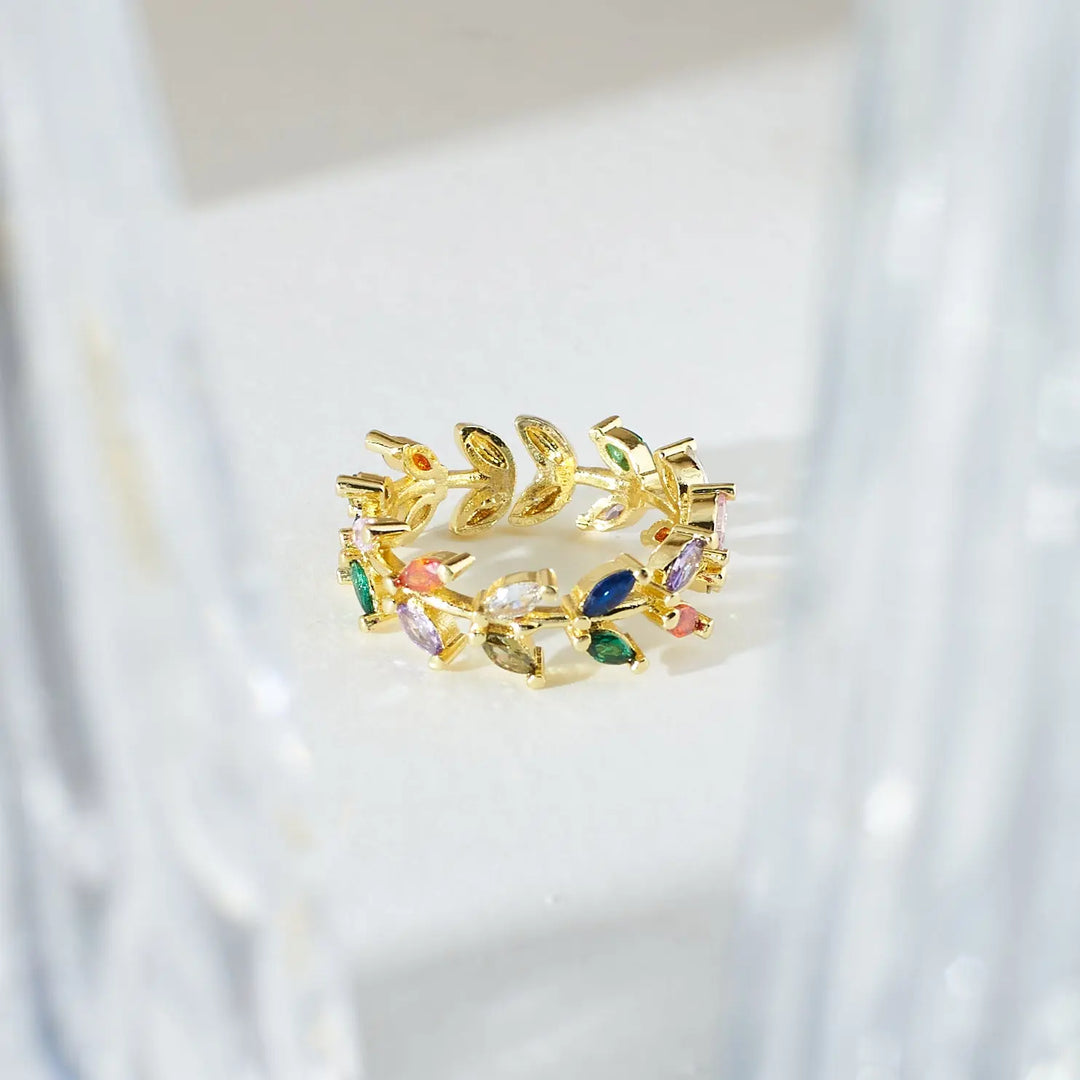 Leafy Luster Ring | Salty