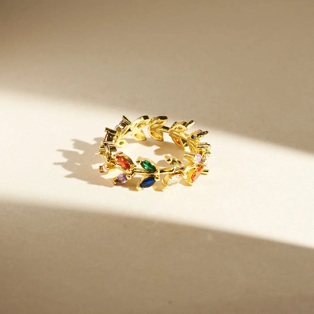 Leafy Luster Ring | Salty