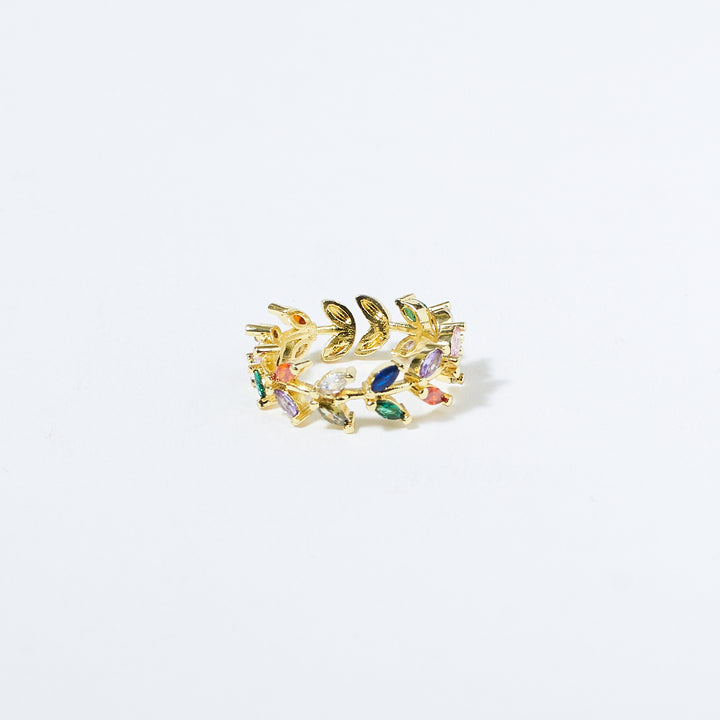 Leafy Luster Ring Salty
