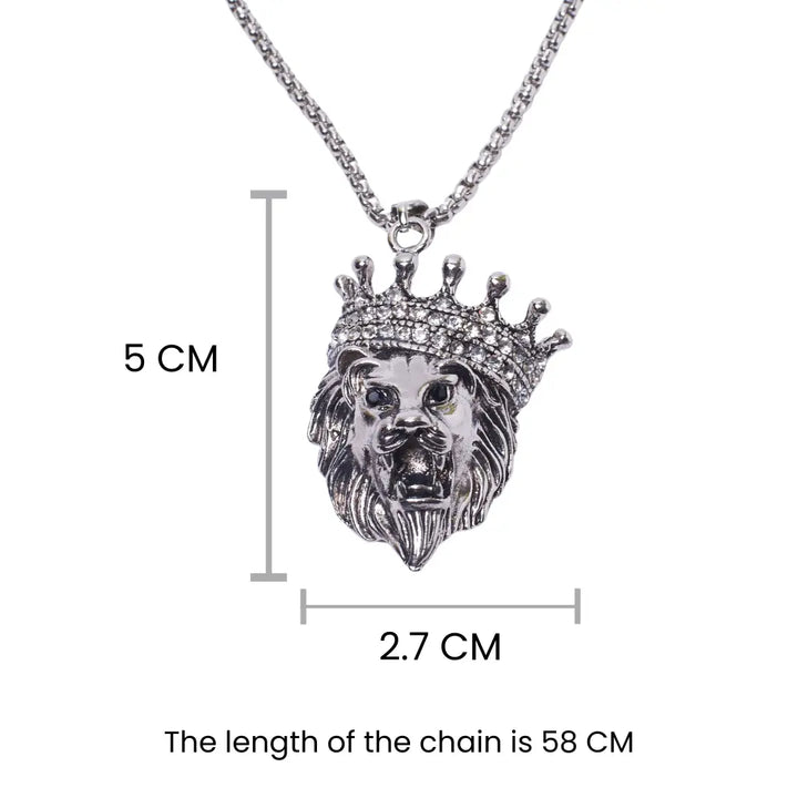 Leo Silver King Pendant | Salty