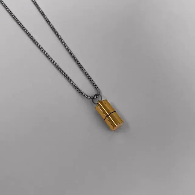 Lighter Smoky Pendant - Gold - Salty Accessories