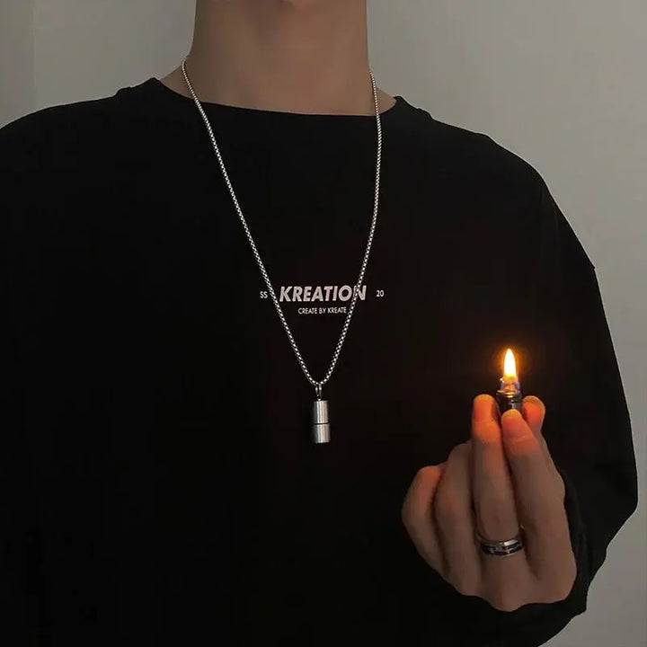Lighter Smoky Pendant - Silver - Salty Accessories