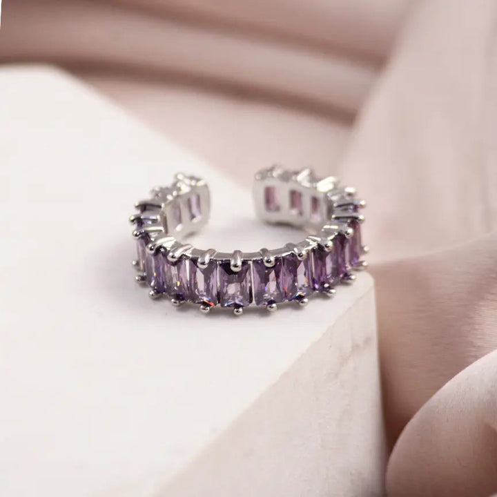 Lilac Tennis Ring - Salty Accessories