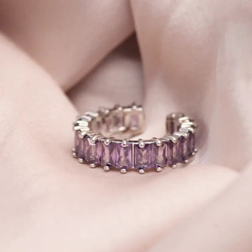 Lilac Tennis Ring - Salty Accessories