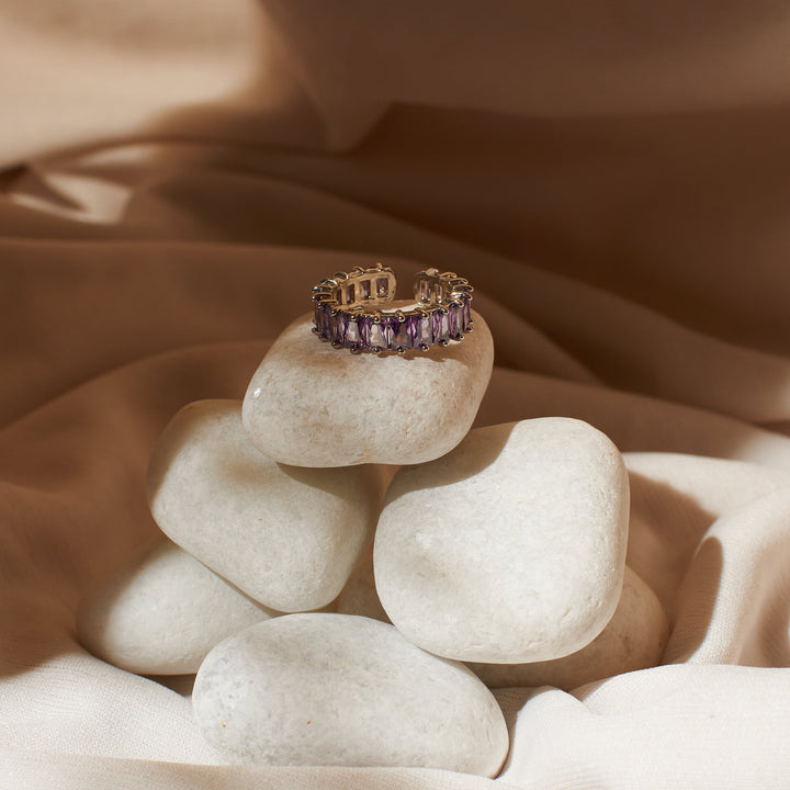 Lilac Tennis Ring - Salty Accessories