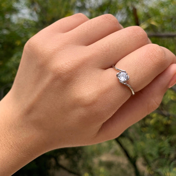 Lily Crystal Band - Silver