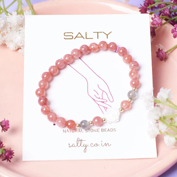 Lily Crystal Beaded Band | Salty