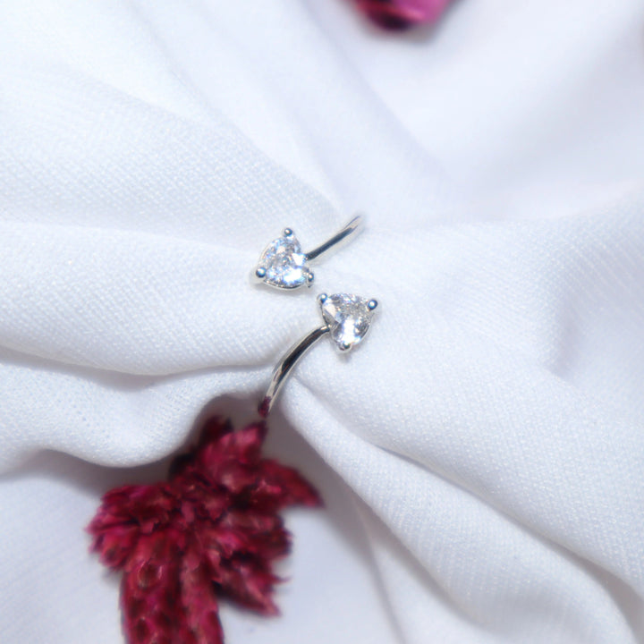 Little Hearts Ring - Silver - Salty Accessories
