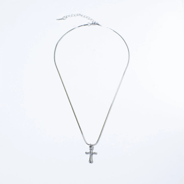 Logos Silver Necklace - Salty Accessories