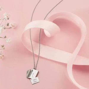 Love Letter Necklace - Silver - Salty Accessories