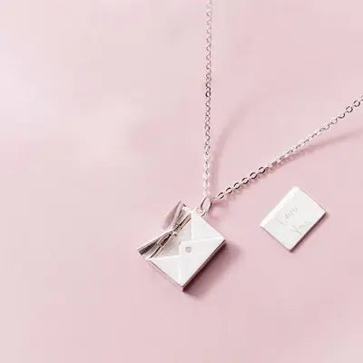 Love Letter Necklace - Silver - Salty Accessories