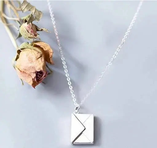Love Letter Necklace - Silver - Salty Accessories