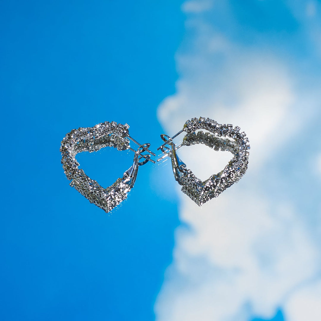 Love-Struck Diamond Earrings - Salty Accessories