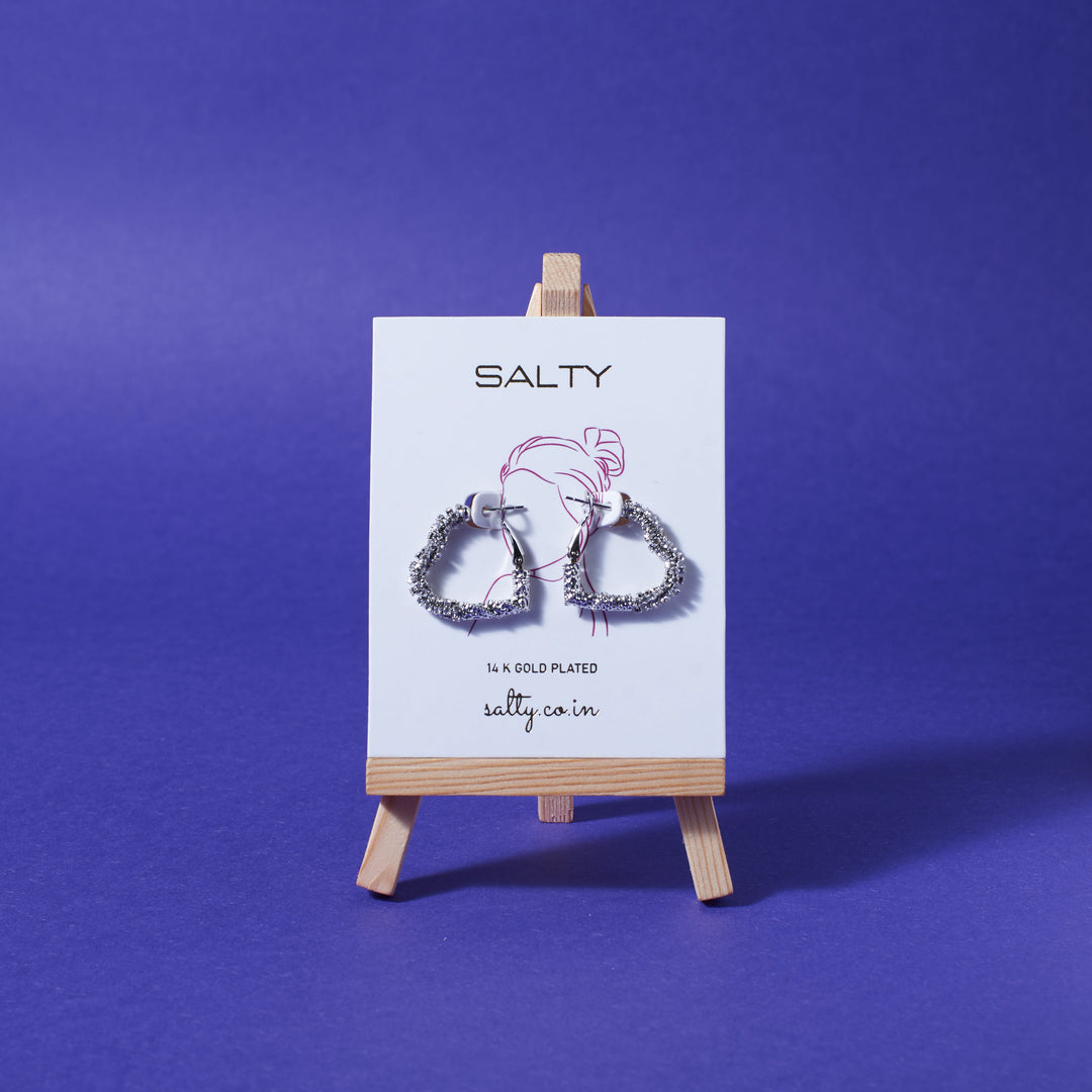 Love-Struck Diamond Earrings - Salty Accessories