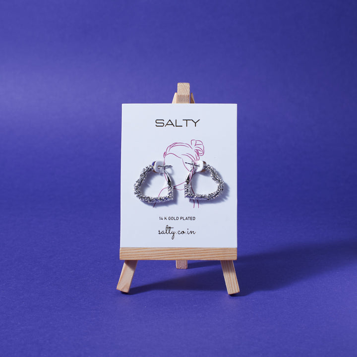 Love-Struck Diamond Earrings - Salty Accessories