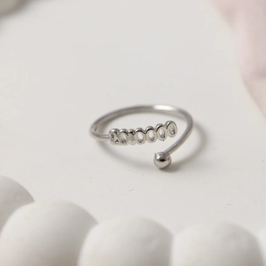 Love You 50000 Ring - Silver