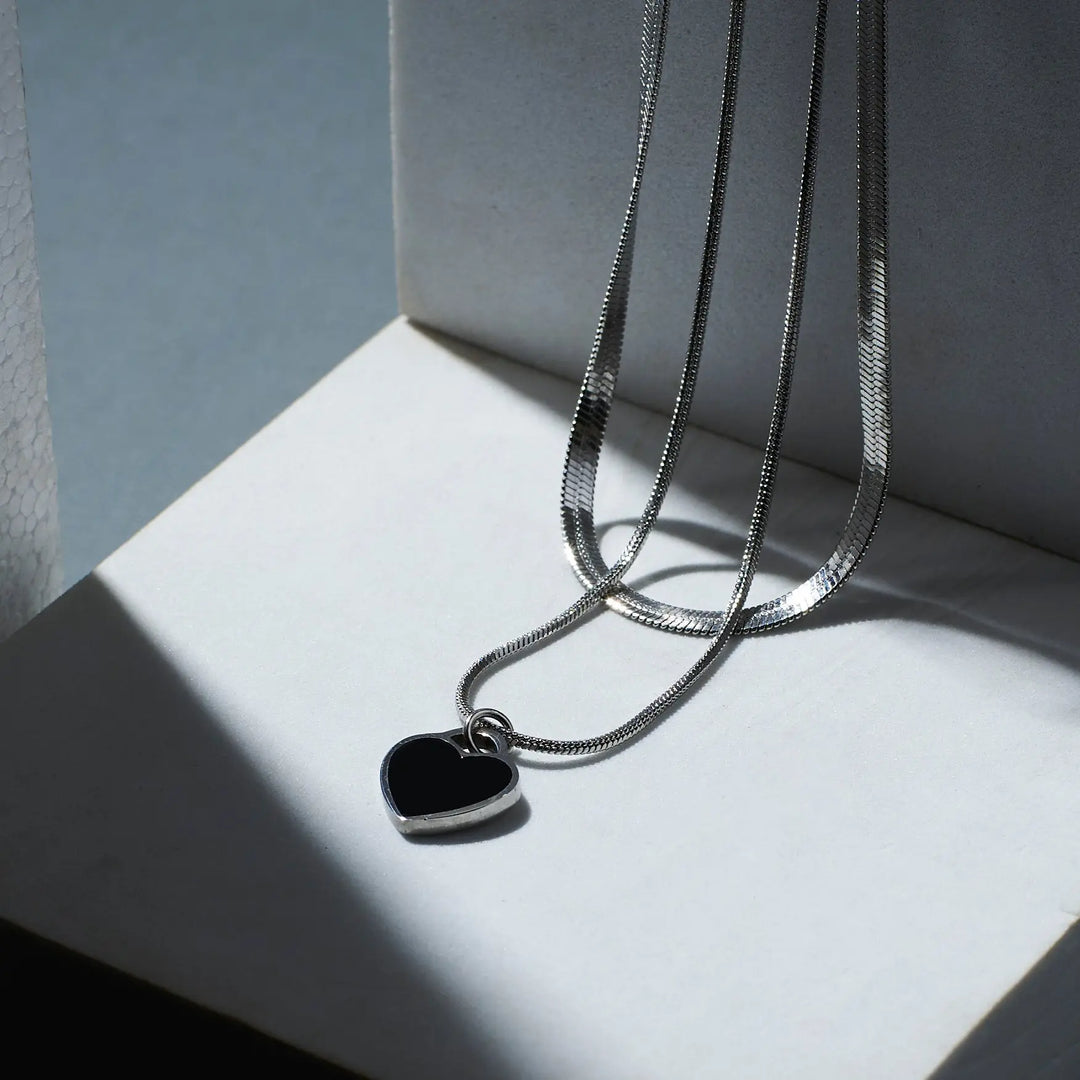 Love & Luster Layered Silver Chain - Salty Accessories