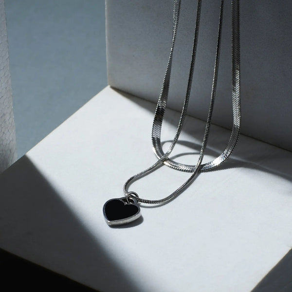 Love & Luster Layered Silver Chain