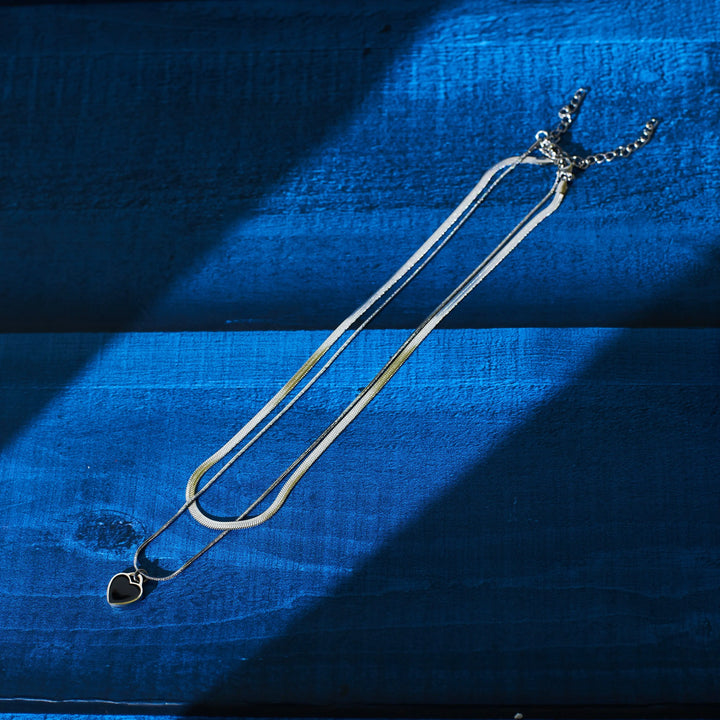 Love & Luster Layered Silver Chain - Salty Accessories