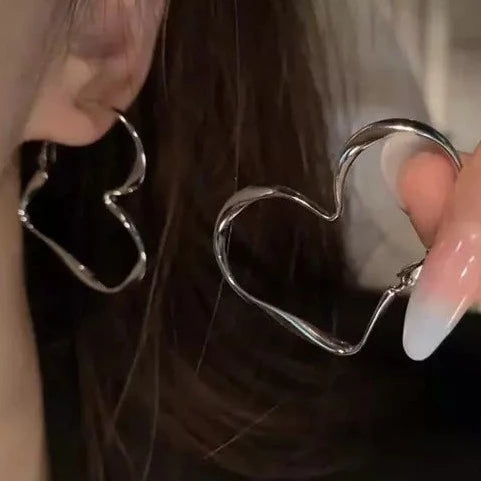 Lovelit Silver Hoops