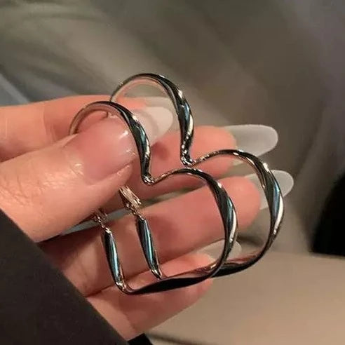 Lovelit Silver Hoops