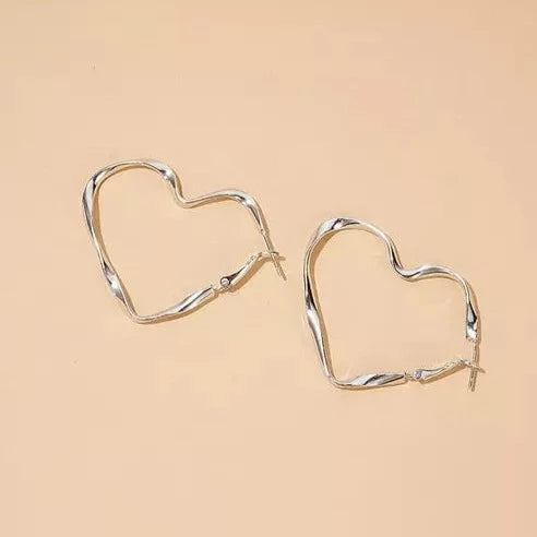 Lovelit Silver Hoops Salty