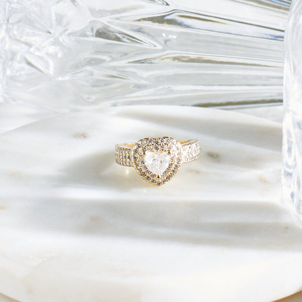 Lover Golden Ring Size 7