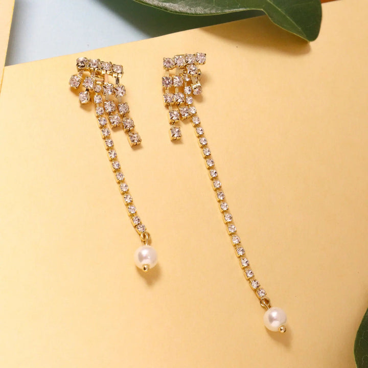 Lovey dovey pearl tassel earrings - Salty Accessories