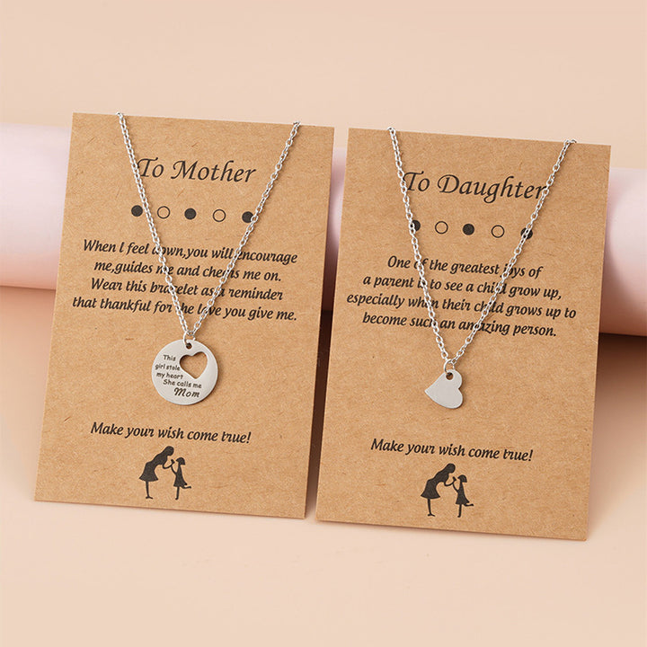 Love you MOM Unity Necklace (2 Necklaces) Salty