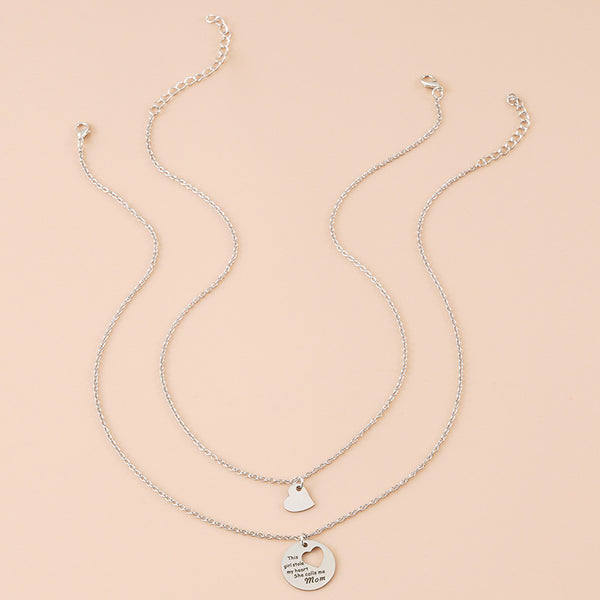 Love you MOM Unity Necklace (2 Necklaces)