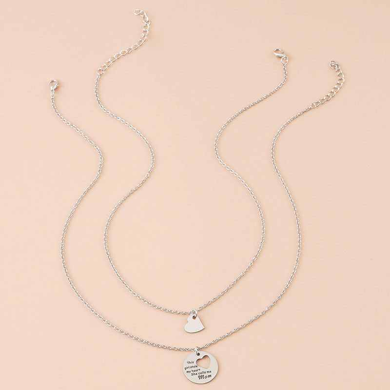 Love you MOM Unity Necklace (2 Necklaces)
