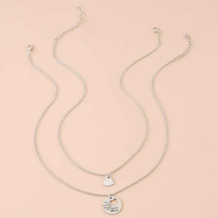 Love you MOM Unity Necklace (2 Necklaces)