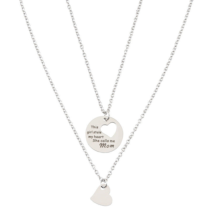 Love you MOM Unity Necklace (2 Necklaces)