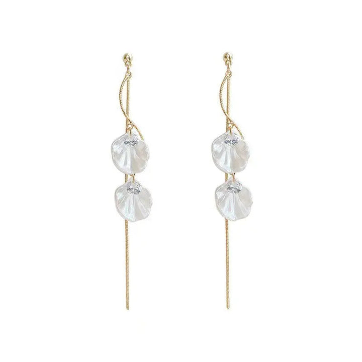 Lucky Seashells Tassel Earrings - Salty Accessories