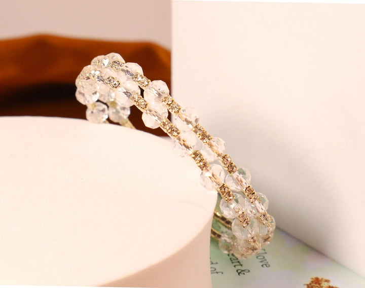 Lucky Pearls Cuff Bracelet - Gold - Salty Accessories