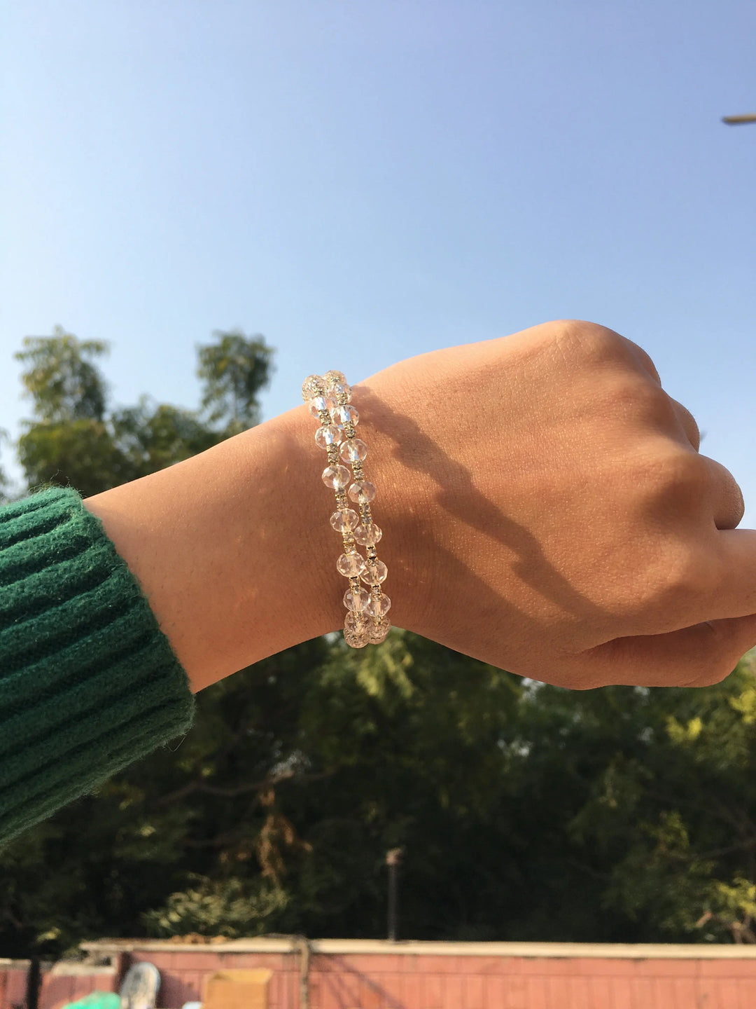 Lucky Pearls Cuff Bracelet - Gold - Salty Accessories