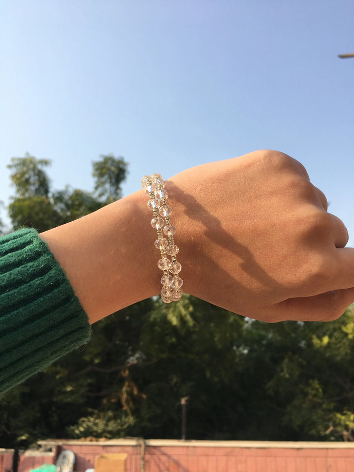 Lucky Pearls Cuff Bracelet - Gold - Salty Accessories