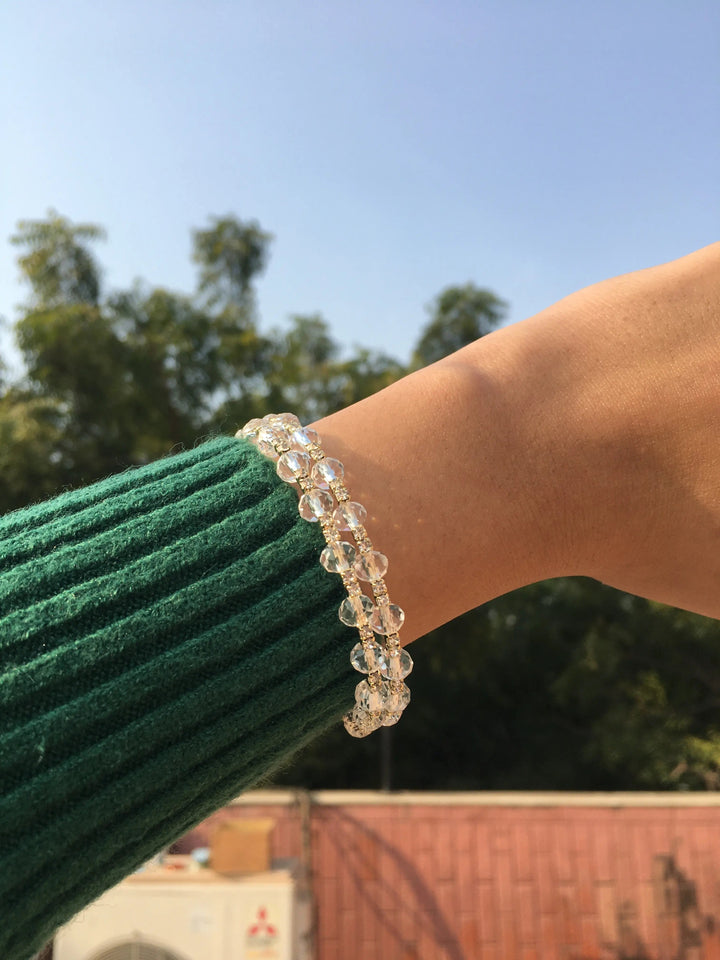 Lucky Pearls Cuff Bracelet - Gold - Salty Accessories